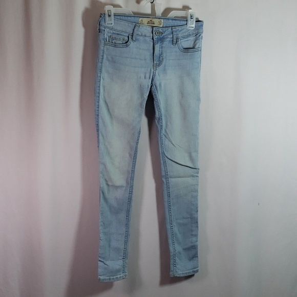 Hollister Denim - Hollister Women’s Super Skinny Jeans Size 1S Blue Denim Casual (AO)